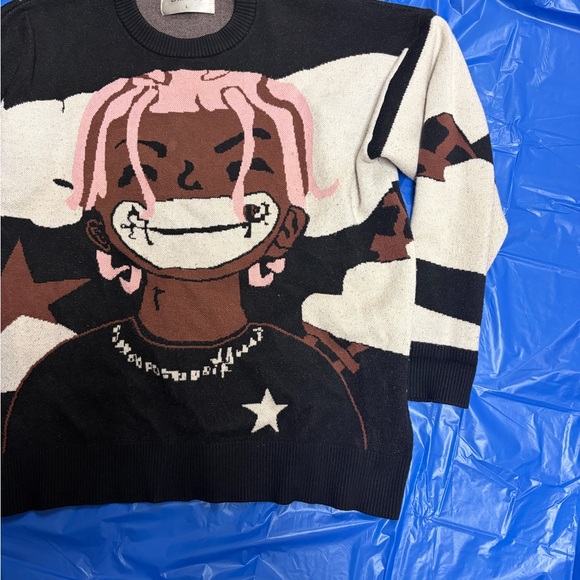 Black and White Graphic Sweatshirt - Picture 2 of 5